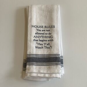 All occasion funny kitchen towel 24x16 NEW with tags